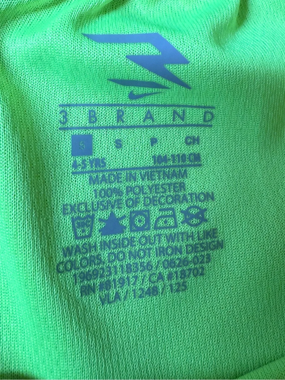 🔥 2 Sets of Nike 3 Brand Boys Toddler T Shirt & Shorts Sz 5 Small Dri-Fit 🔥